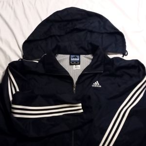 Price Drop !!!!!!!!!Mens Adidas Full Zip XXL Windbreaker
